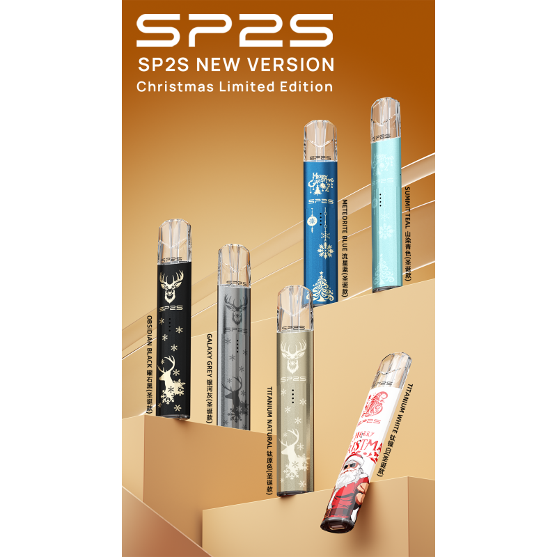 SP2S電子煙聖誕系列鈦金屬一代主機升級版可充電式煙桿:圖片 2